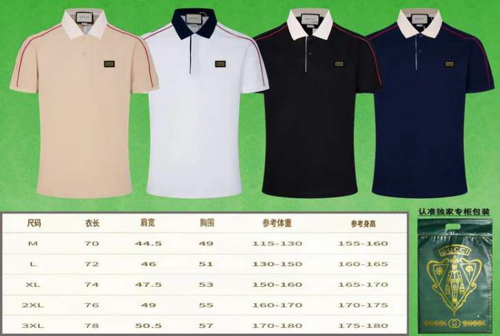 Picture of Gucci Polo Shirts Short _SKUGucciM-3XL11Ln3927873